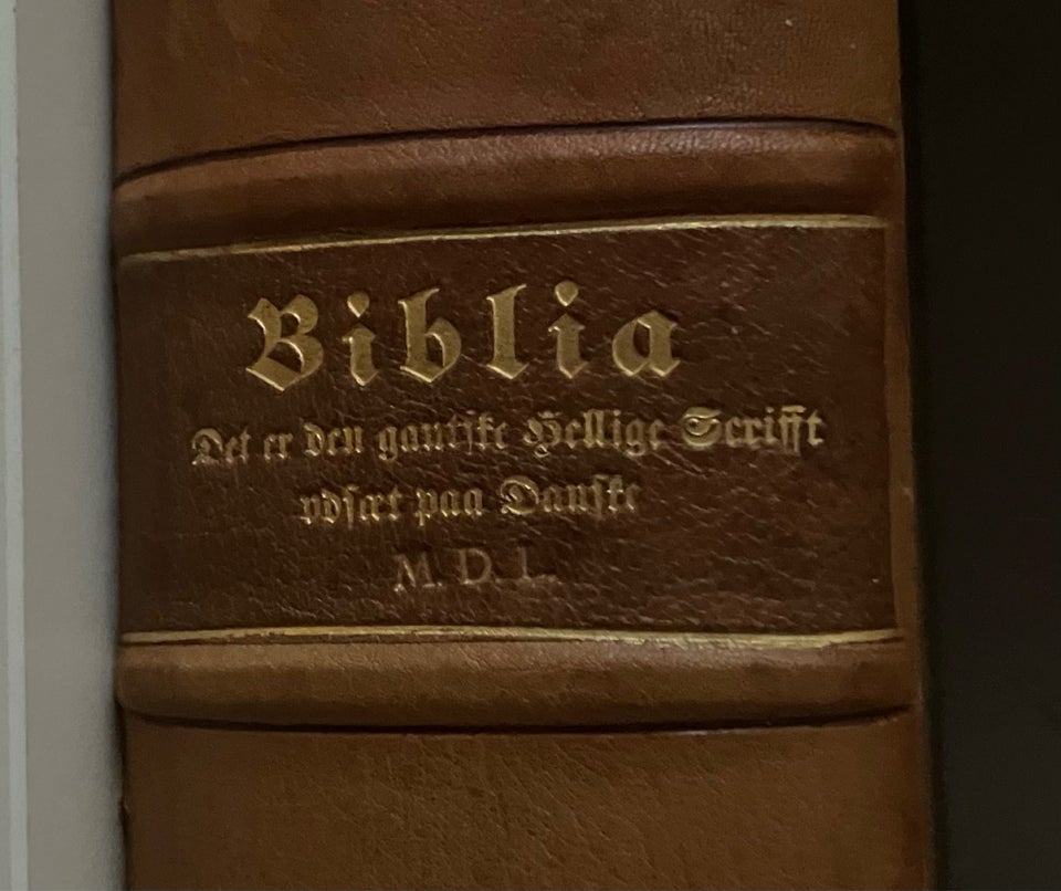 Biblia 1550 facsimile Bibel år