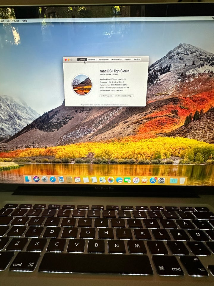 MacBook Pro A1297 Intel Core i7