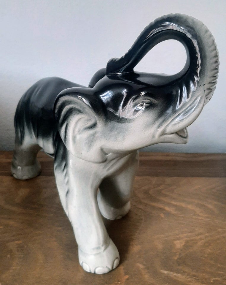 Porcelæns figur elefant, Retro