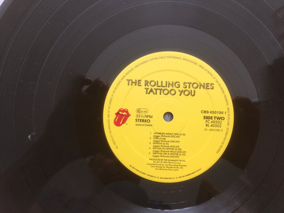 LP, The Rolling Stones, Tattoo You