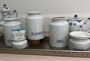 Porcelæns Krukker til opbevaring