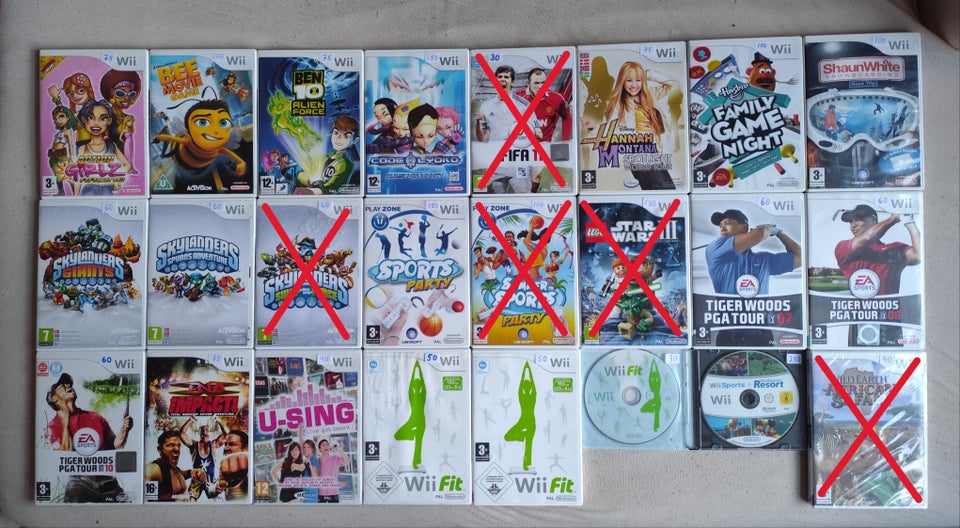 Nintendo Wii, Nintendo Wii Spil -