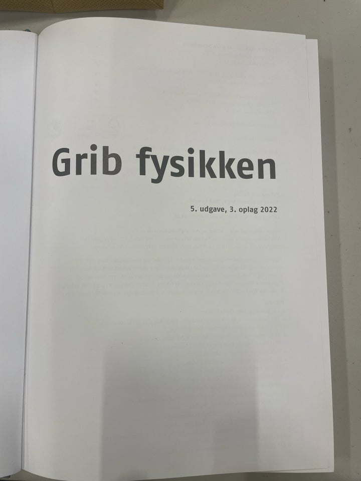 Grib Fysikken, emne: anden