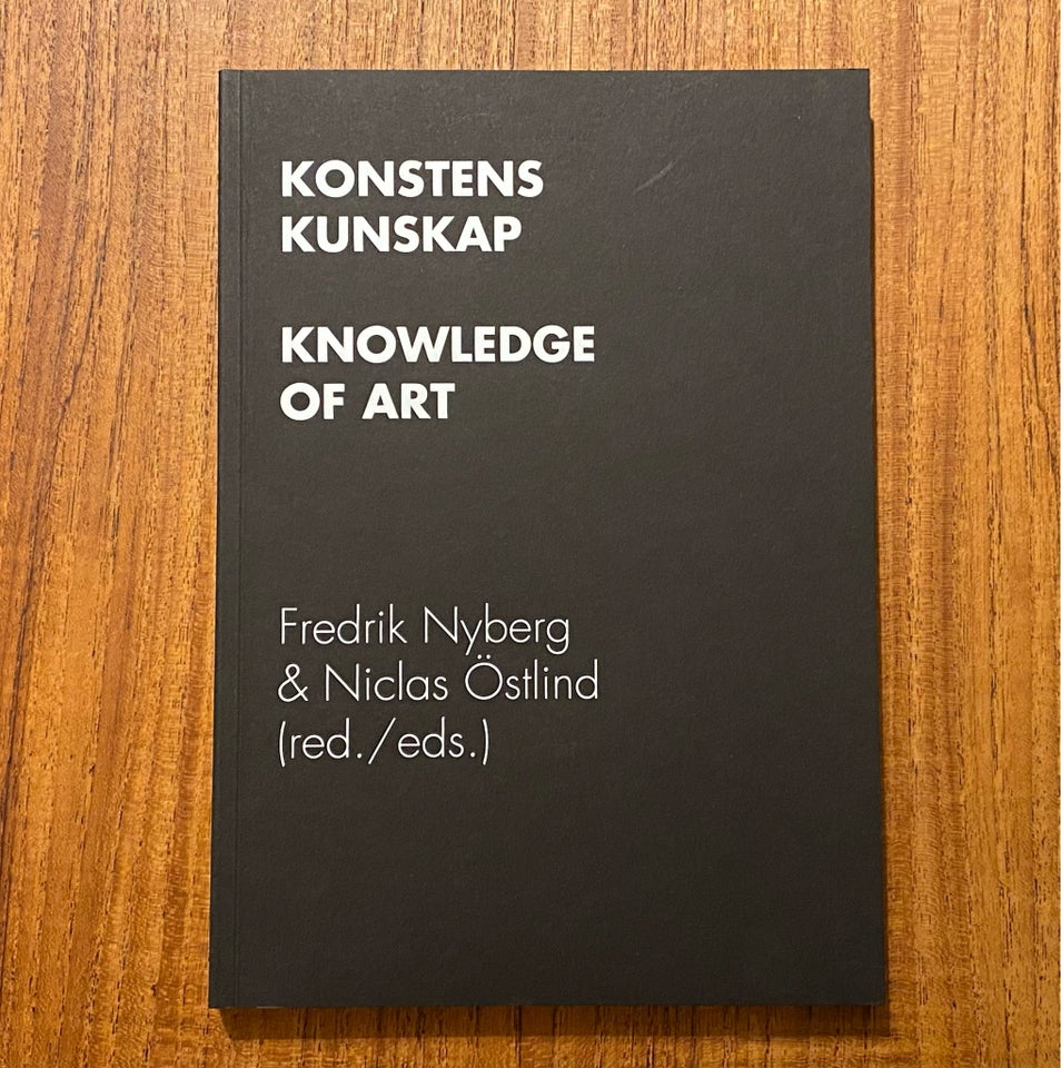 Konstens Kunskap/Knowledge of Art