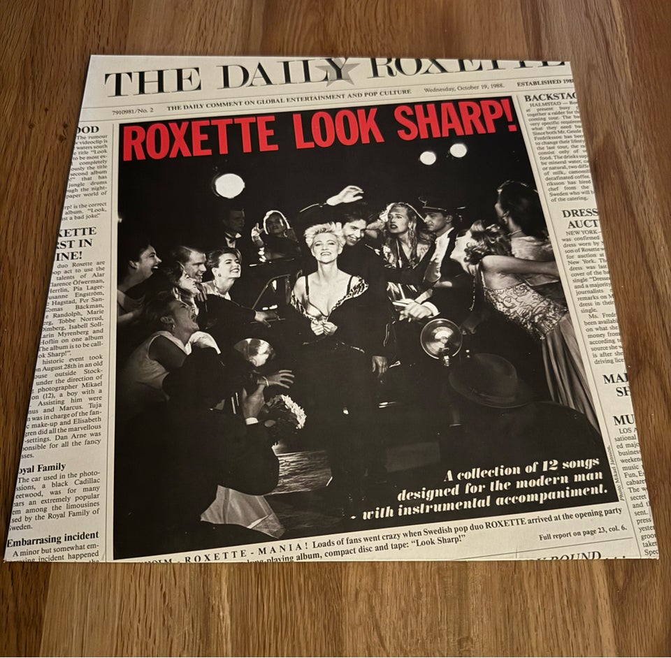 LP, Roxette, Look Sharp