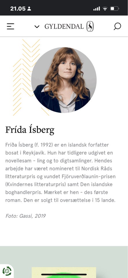 MÆRKET , Frida Isberg, genre: anden