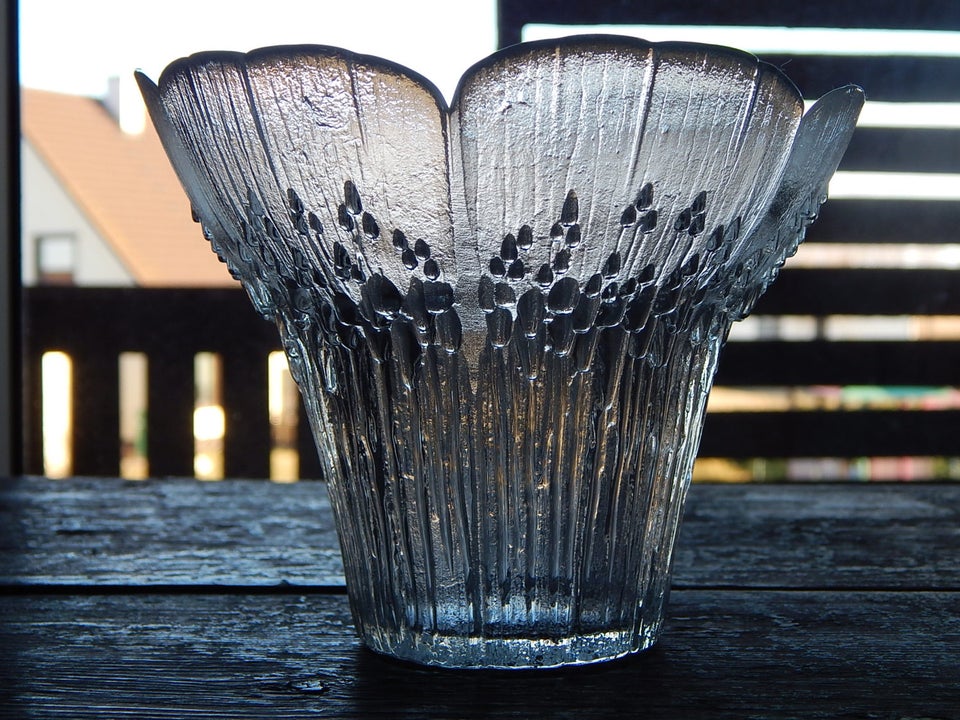 Glas Skål asiet vase lysestage