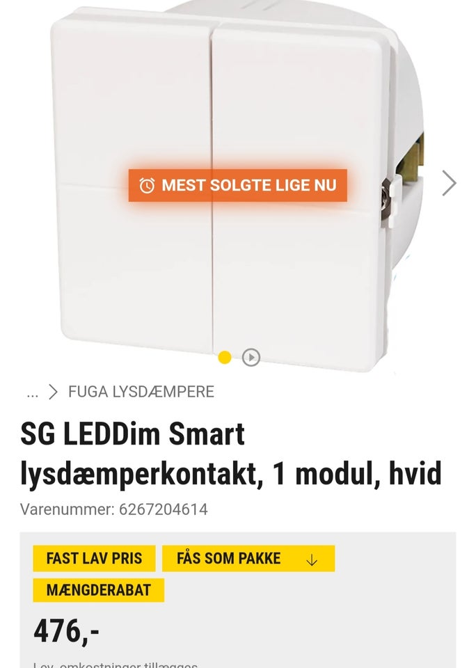 Lysdæmper, SG