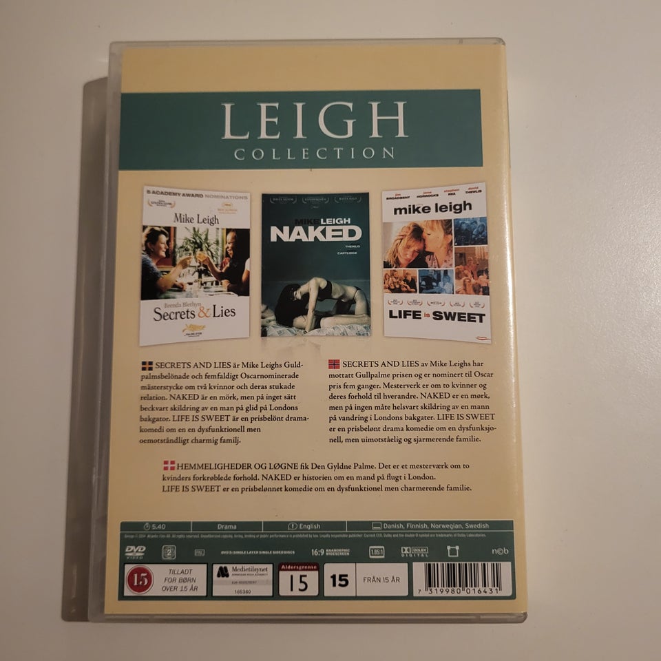 Leigh collection DVD