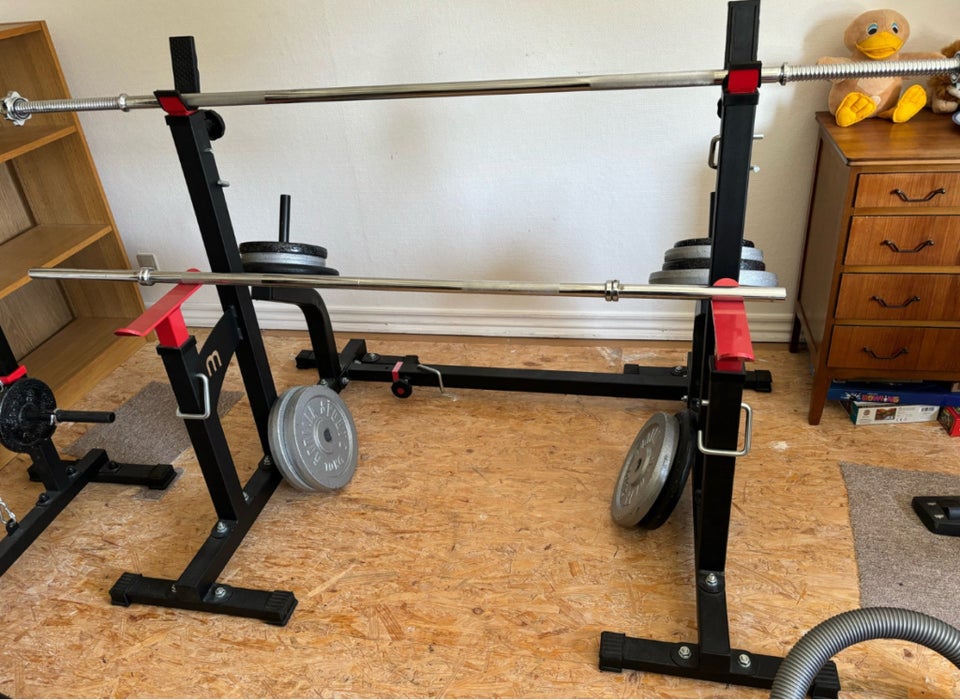 Squat rack, Bænk/træktårn, Semi