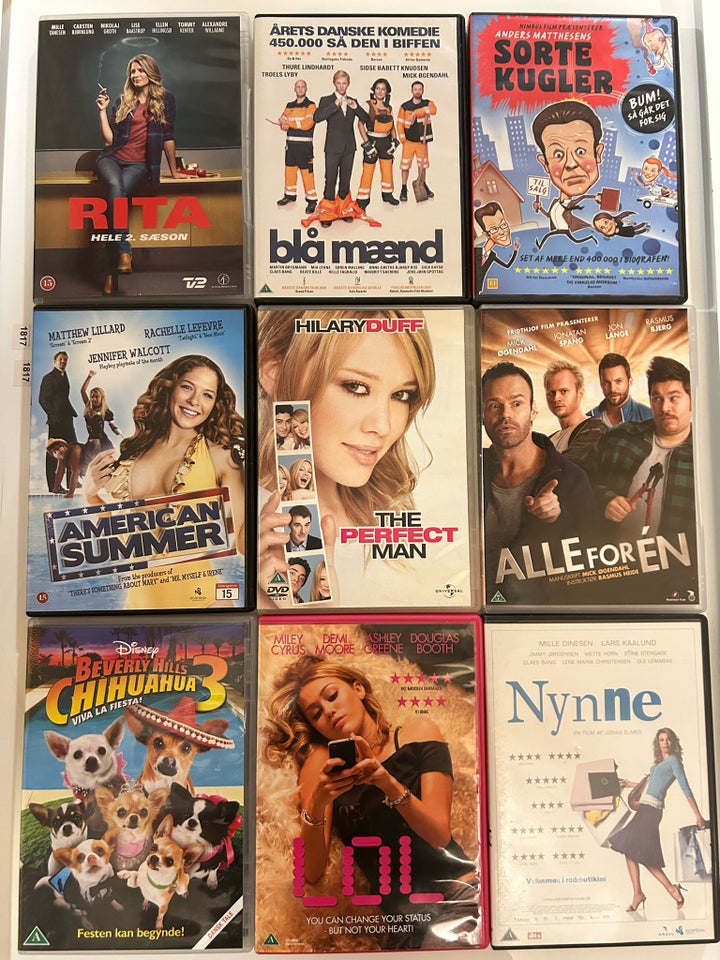 Blandet film, DVD, andet