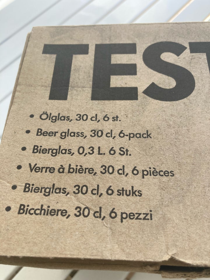 Glas Ølglas 30 cl Ikea Test