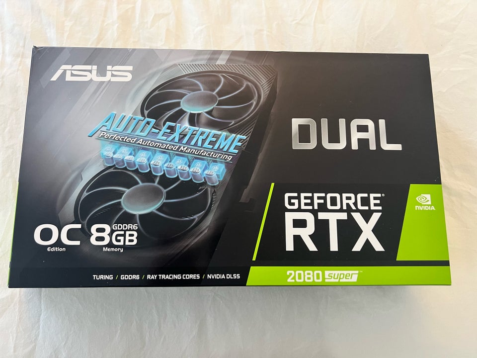 RTX 2080 SUPER OC Asus , 8 GB RAM,