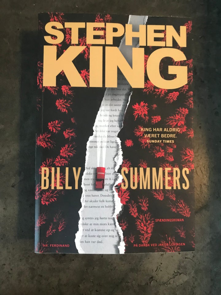 Billy Summers, Stephen King,