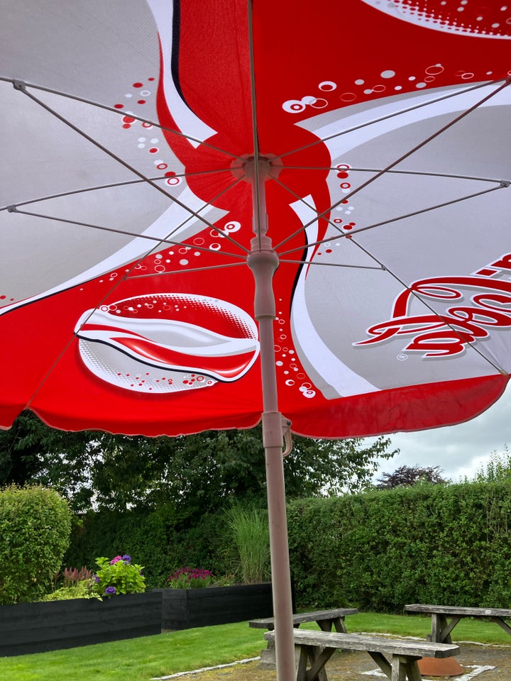 Parasol Coca cola Stof