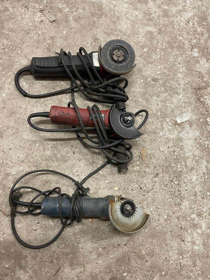 Vinkelsliber  Metabo Hilti Bosch