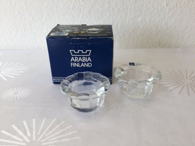 Glas lysestager finsk arabia