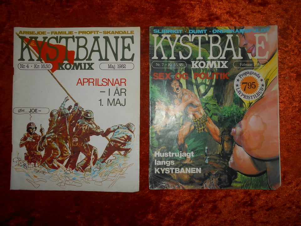 Kystbane komix, Tegneserie