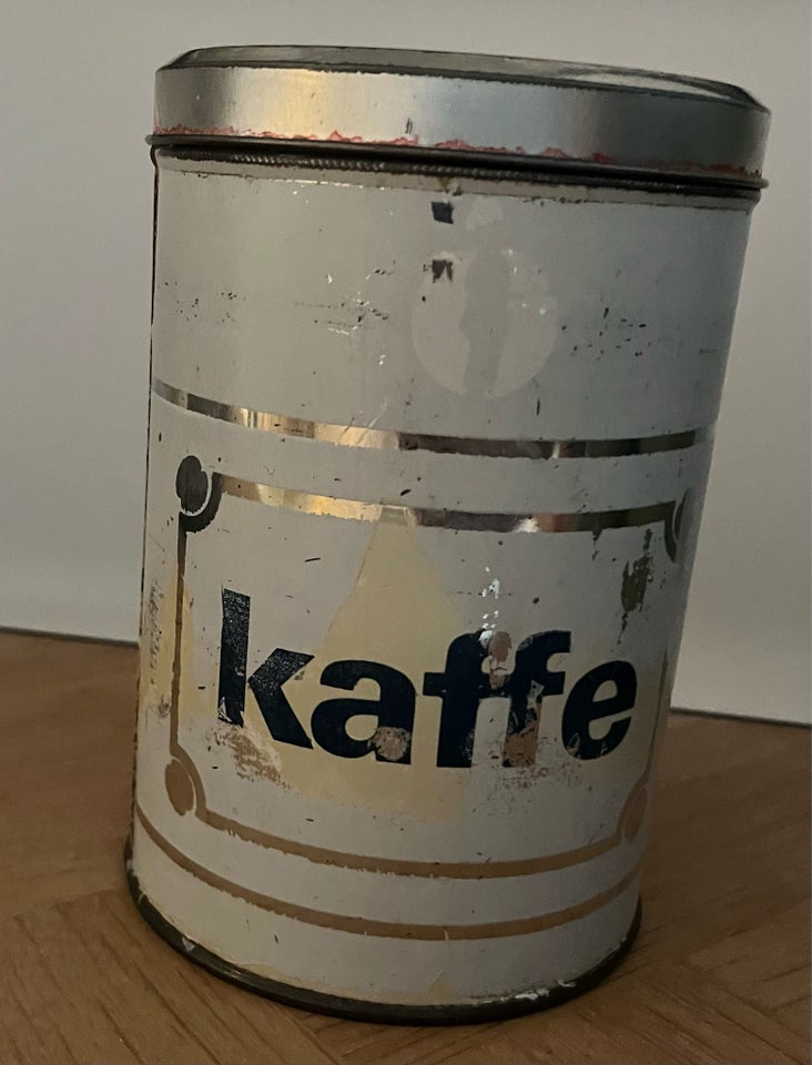 Metal kaffedåse