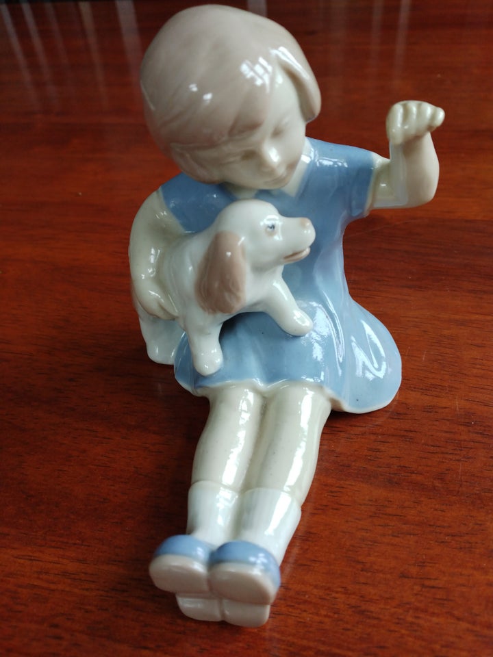 Porcelæn Tysk figur Saks mærket