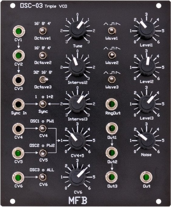 Synthesizer, MFB OSC-03 Triple VCO