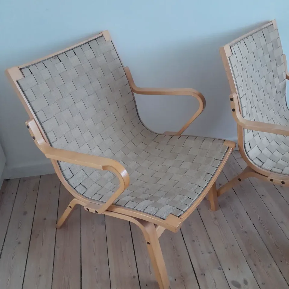 To lounge lænestole Vintage a la