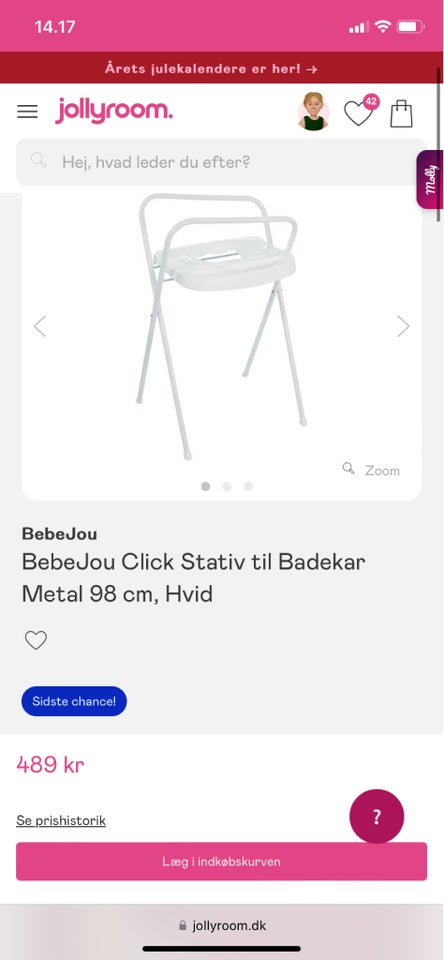 Badekar, Med stativ, Bébé-Jou