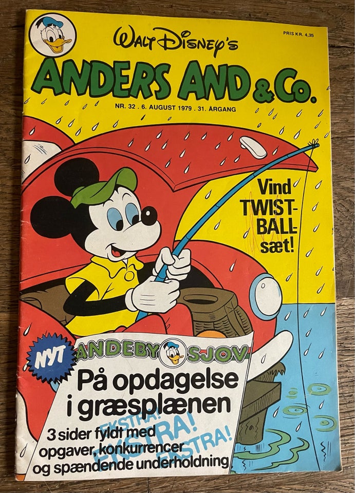 Anders And 1979 nr. 32 inkl. indlæg,