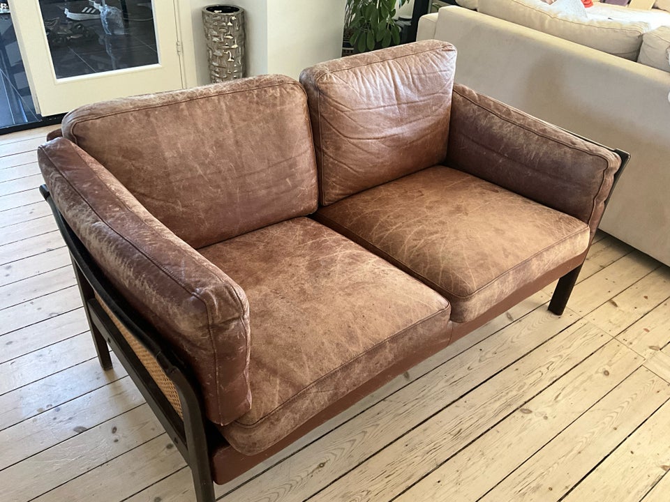 Sofa læder 3 pers