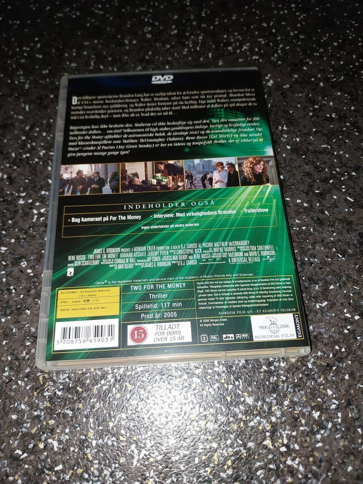 For the Money, DVD, thriller