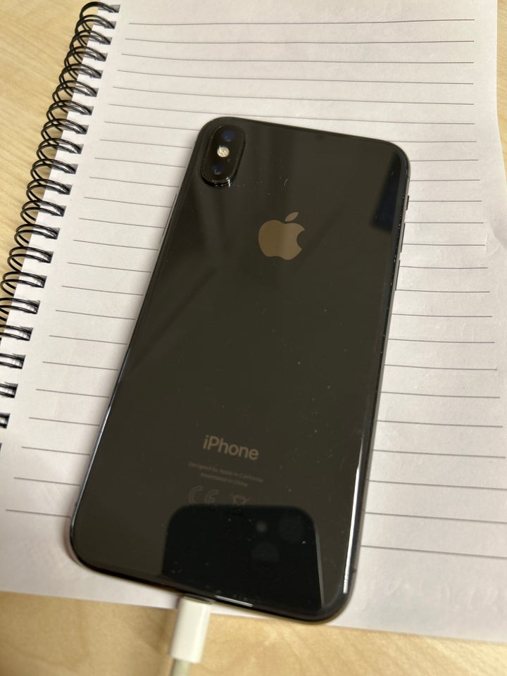 iPhone XS, 64 GB, sort