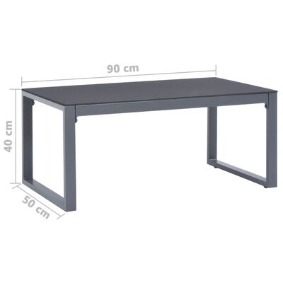 Sofabord, aluminium