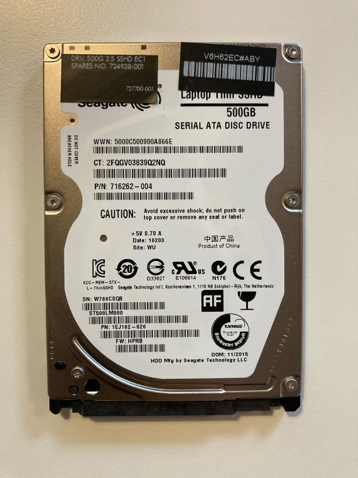 Seagate, 500 GB, Perfekt