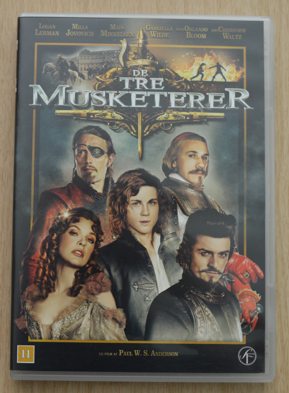 De tre musketerer DVD action