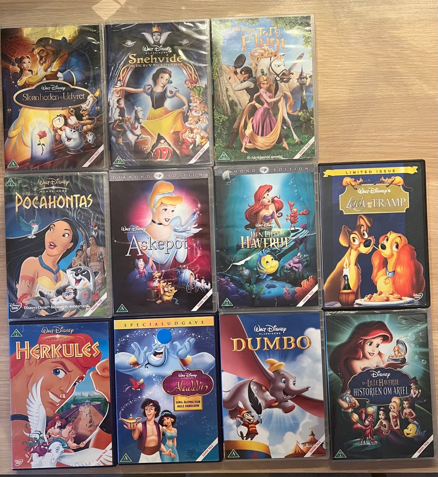 Diverse Disney Klassikere dvd,