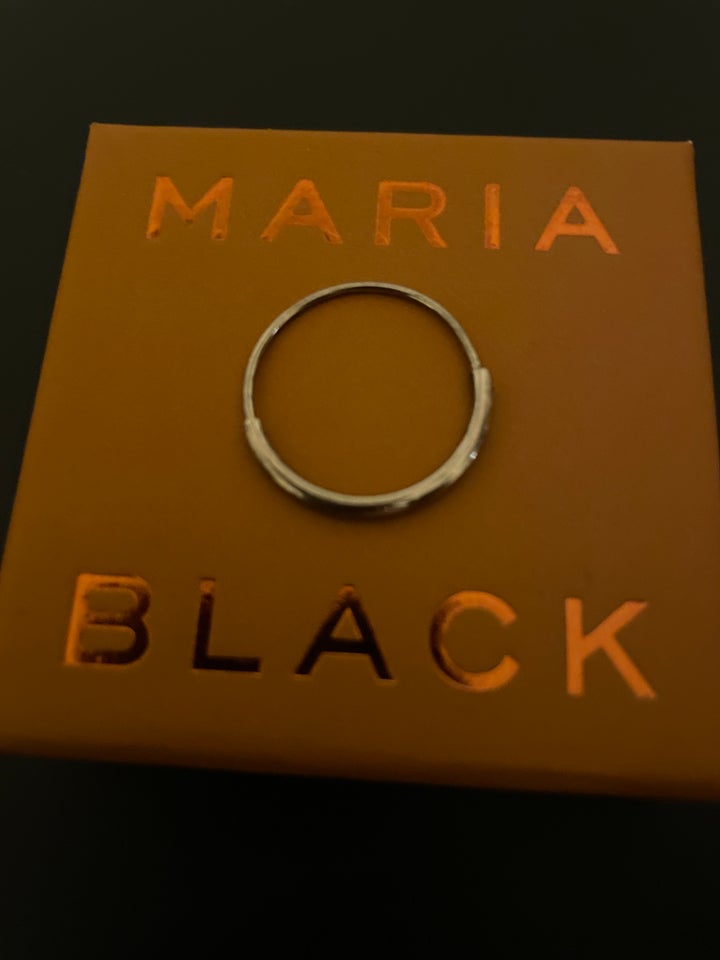 Øreringe, forsølvet, Maria Black