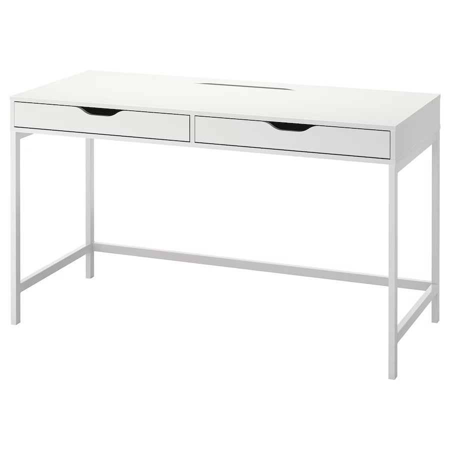 Arbejdsbord, Ikea, b: 132 d: 58 h: 76