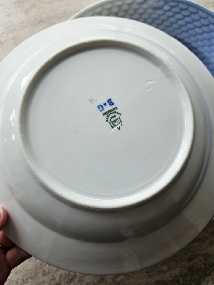 Porcelæn Dybe tallerkener Bing