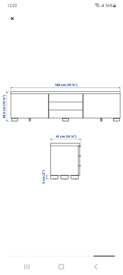 Tv-bord Ikea