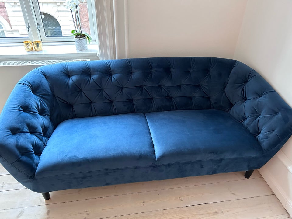 Sofa, velour, 3 pers.