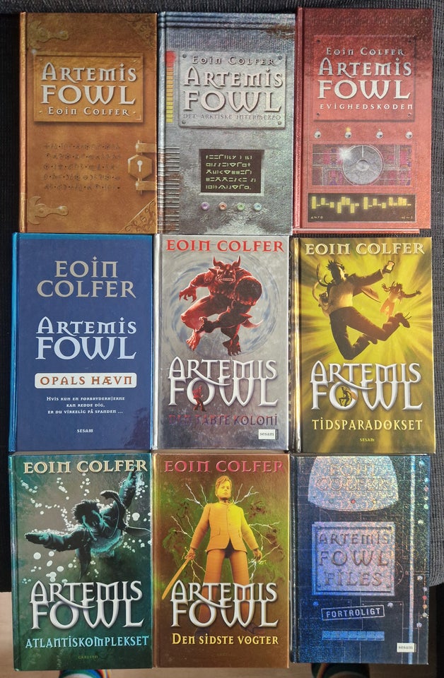 Artemis Fowl 1-8+1 Eoin Colfer