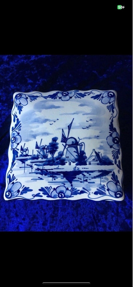 Porcelæn BOKS BLUE DELF