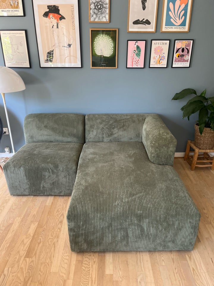 Sofa fløjl 2 pers