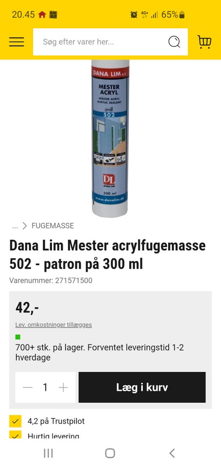 Dana lim mester acryl 502