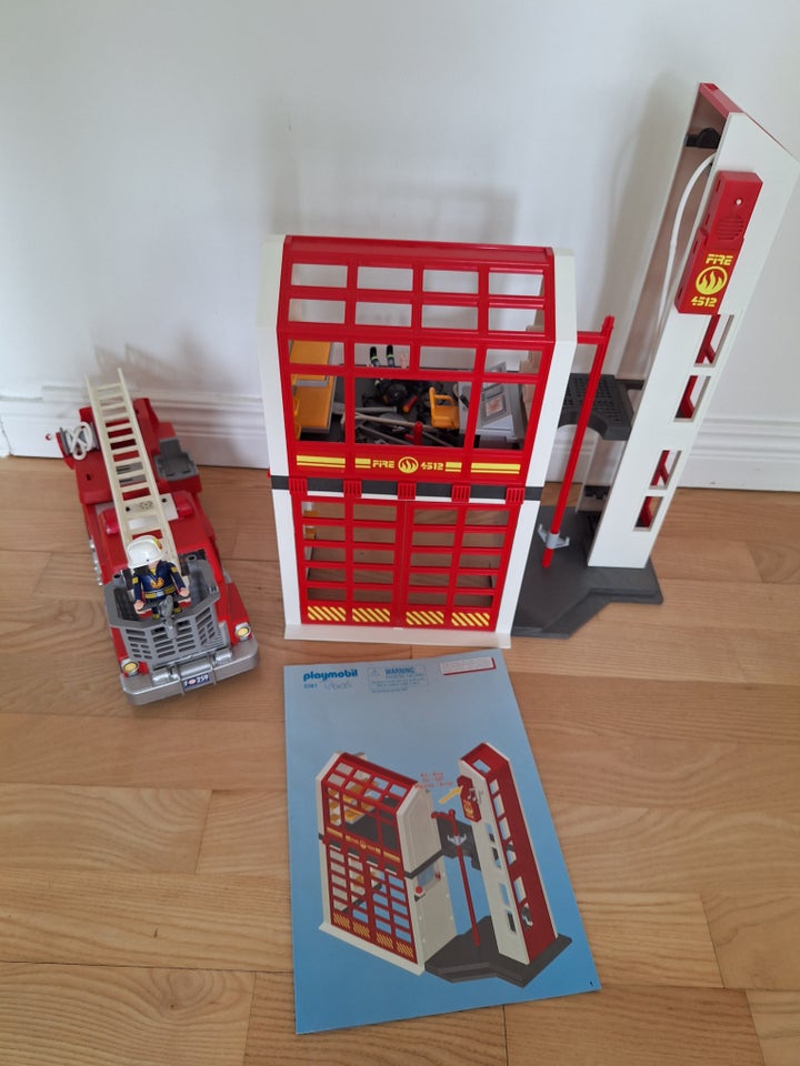 Playmobil Brandstation og