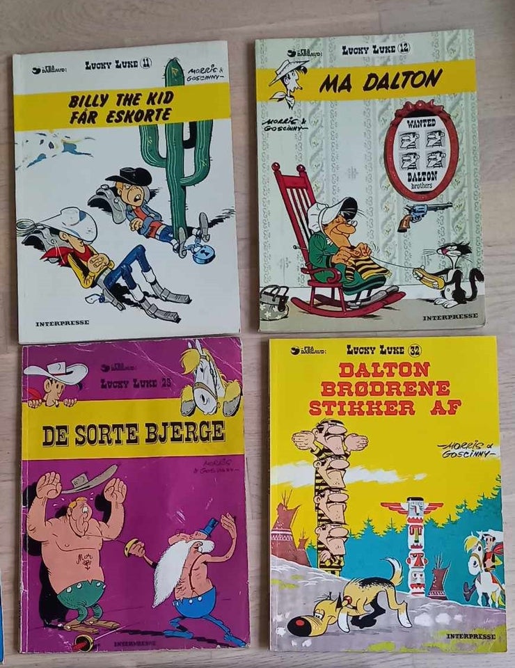 Lucky Luke m.fl., Tegneserie