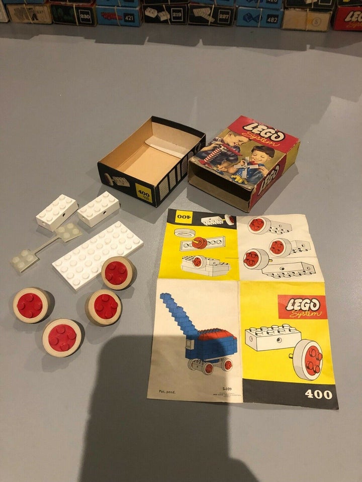 Lego System 400 MED KASSE OG