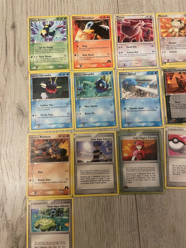 Samlekort, Pokemonkort 95 team