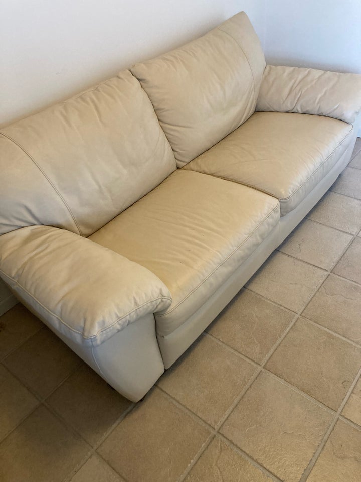 Sofa, læder, 2 pers.