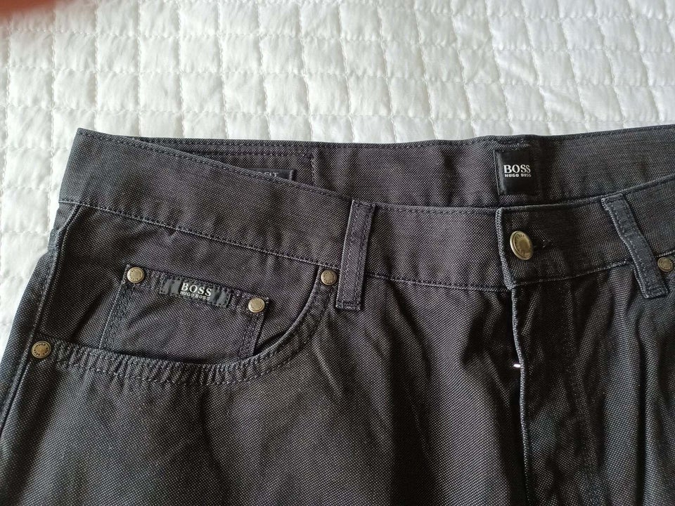 Jeans, HUGO BOSS 38/34 blød sort